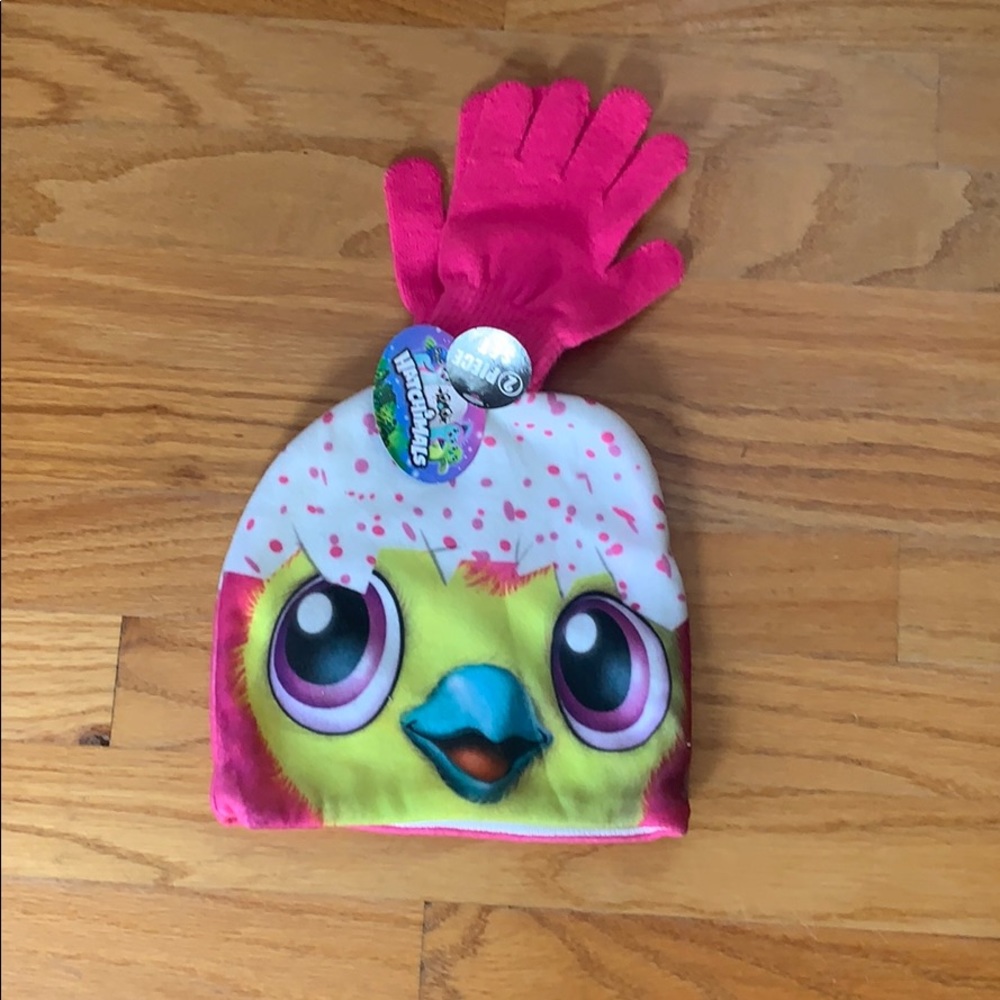 Hatchimals Girls Hat and Glove Set